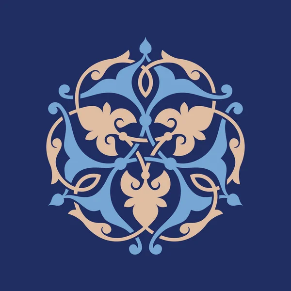 Patrón decorativo otomano — Vector de stock