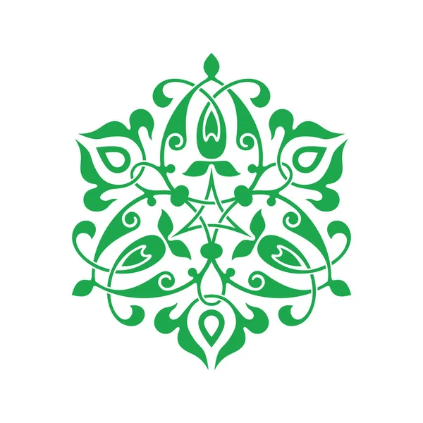 阿拉伯式花纹装饰。矢量图 — 图库矢量图片
