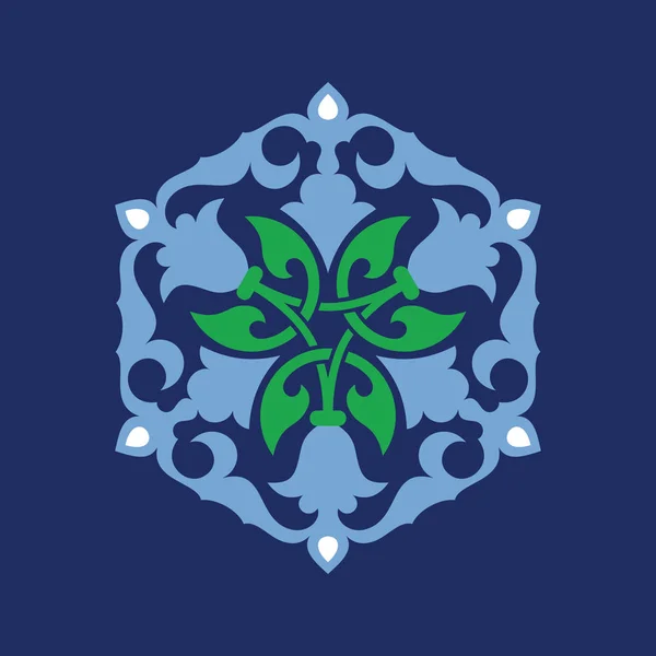 Osmanlı dekoratif desen — Stok Vektör