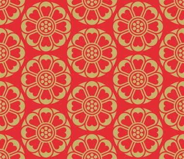 Sorunsuz vektör Kore desen