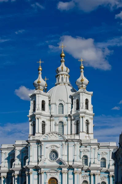 Visita della Cattedrale di San Pietroburgo Smolny — Foto Stock