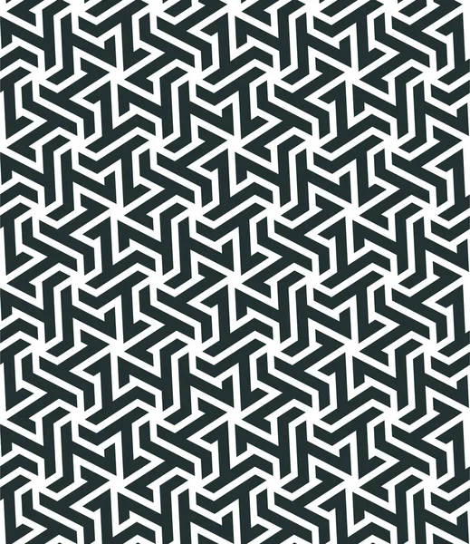 Patrón sin costura con estilo de teselado geométrico — Archivo Imágenes Vectoriales