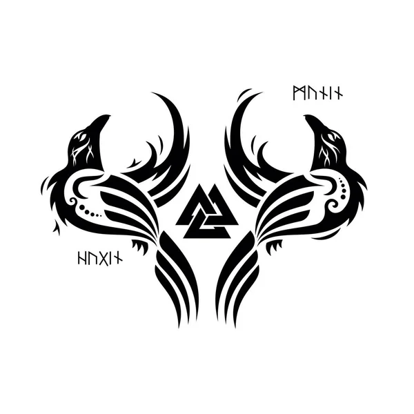 Huginn ve Muninn, Odins Kuzgunları