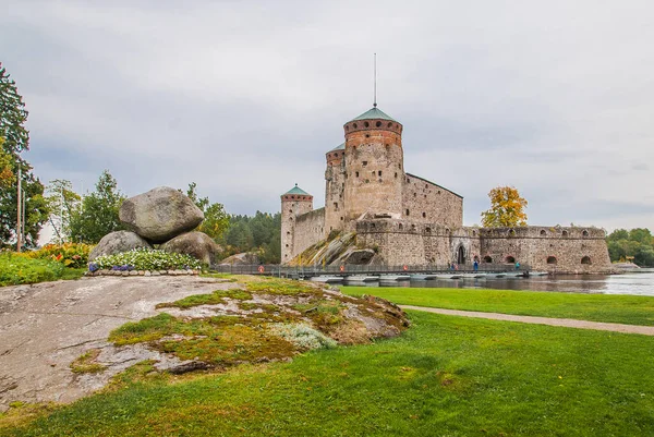 Château d'Olavinlinna à Savonlinna, Finlande — Photo