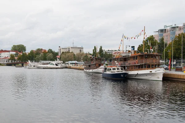 フィンランドのサヴォンリンナ港 — ストック写真