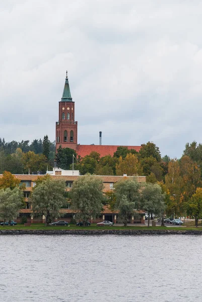 Savonlinna Cathedral Landmark Savonlinna Savonlinna City Finland Lake Saimaa Region — Stock Photo, Image
