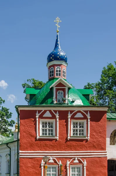 Cattedrale Ortodossia Monastero Pskov Pechersky Pechory Pskov Russia — Foto Stock