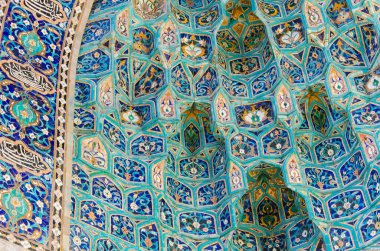 St. Petersburg 'daki caminin duvarlarındaki dekor. Arap süsü - St. Petersburg 'da bir cami dekorasyonu