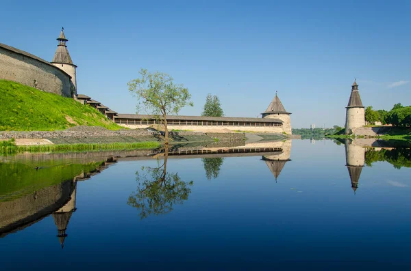 Cremlino Pskov Architettura Fortificazione Russia Antica Città Russa Pskov — Foto Stock