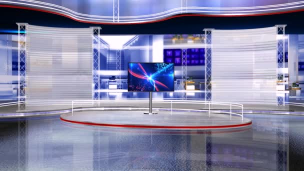 TV studio bakgrund — Stockvideo