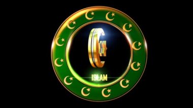 ISLAM arkaplanı her türlü haber veya bilgi sunumu için mükemmeldir. Arka planda zarif hareketler ve animasyonlarla şık ve temiz bir düzen var..