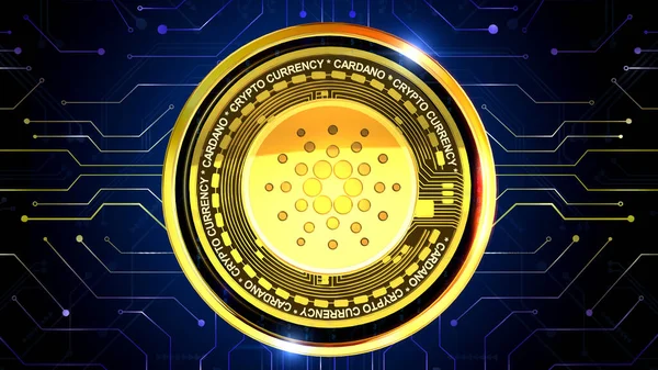 Cryptocurrency Sfondo Rendering Perfetto Qualsiasi Tipo Notizie Presentazione Informazioni Sfondo — Foto Stock