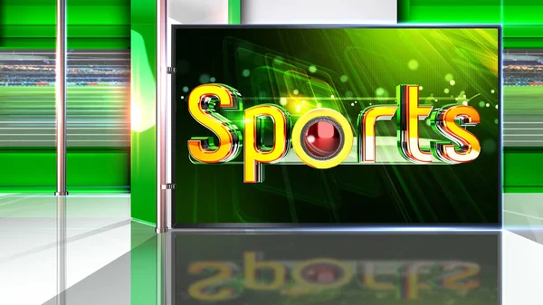 Sports Background Perfect Any Type News Information Presentation Background Features — Stock Photo, Image