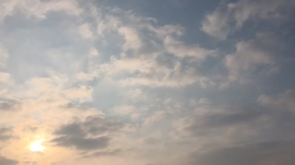 Clouds.Blue ég. — Stock videók