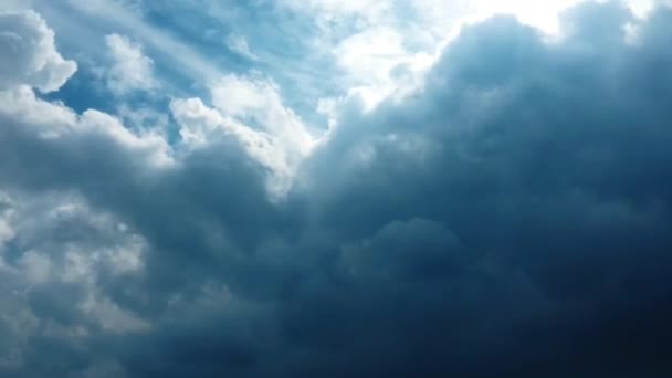 Niebieski Sky.Clouds. — Wideo stockowe