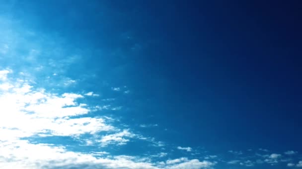 Cielo azul.Nubes . — Vídeo de stock