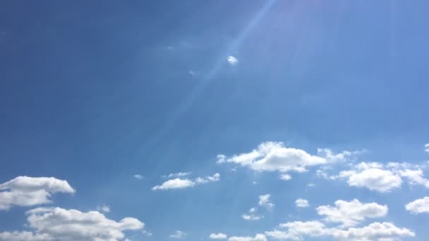 Blue Sky.Sky Clouds. — Stock Video