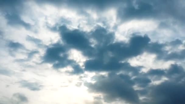 Clouds.Blue ég. — Stock videók