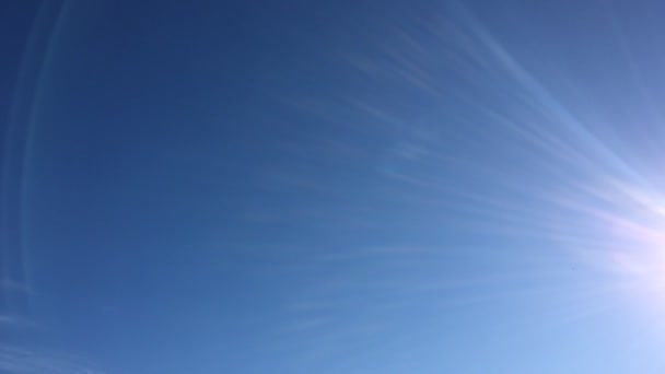 Céu Azul Bonito Com Nuvens Fundo Céu Clouds Sky Com — Vídeo de Stock