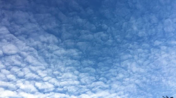 Beau ciel bleu avec fond nuageux. Ciel avec nuages météo nature nuage bleu. Ciel bleu avec nuages et soleil . — Photo