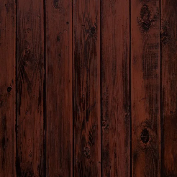 Holzstruktur brauner Hintergrund, Holzdielen. Grunge-Holz, braun lackiertes Holzwandmuster. — Stockfoto