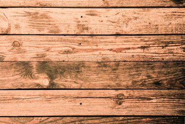 Ahşap doku arka plan, kahverengi ahşap plakalar. Ahşap masa desen üstten görünüm yıkanmış grunge.