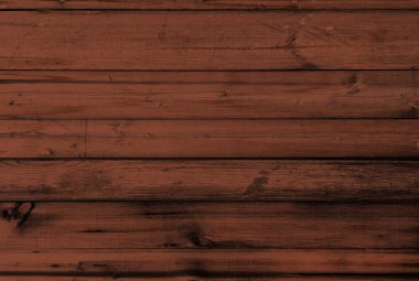 Ahşap doku arka plan, kahverengi ahşap plakalar. Ahşap masa desen üstten görünüm yıkanmış grunge.