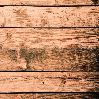 Ahşap doku arka plan, kahverengi ahşap plakalar. Ahşap masa desen üstten görünüm yıkanmış grunge.