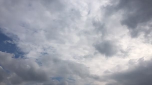 Krásné Bouřlivá Obloha Mraky Pozadím Temná Obloha Mraky Počasí Příroda — Stock video