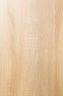 Arka plan olarak hafif yumuşak ahşap doku yüzeyi. Grunge ahşap ahşap masa desenli üst görünüm yıkadı.