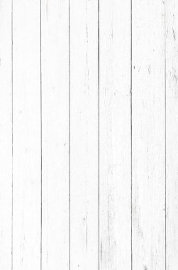 Beyaz ışık arka plan olarak yumuşak ahşap doku yüzey yıkamak. Grunge badanalı ahşap plakalar tablo desen Üstten Görünüm.