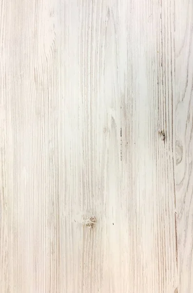 밝은 흰색 배경으로 부드러운 나무 질감 표면 세척. 그런 지 시 키 나무 판자 테이블 패턴 평면도. — 스톡 사진