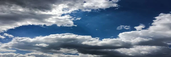 Beautiful clouds with blue sky background. Nature weather, blue sky cloud  and sun. - Stock Image - Everypixel