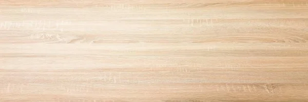 Wood texture background, light oak wooden planks pattern table top view. — Stock Photo, Image