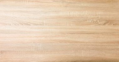 Ahşap desen arka plan, açık meşe ağacından ahşap desenler masa üstü görünümü.