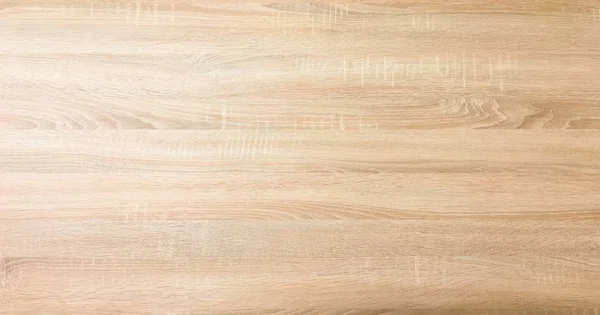 Trä konsistens bakgrund, lätt ek trä plankor mönster bord ovanifrån. — Stockfoto