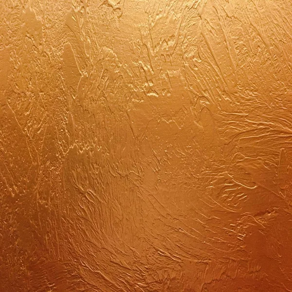 Gold background paper, texture is old vintage distressed solid gold color with rough peeling grunge paint on edges. — Stock Photo, Image