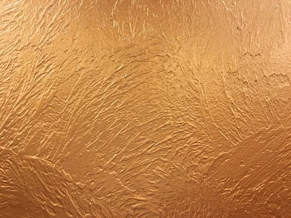 Gouden achtergrond papier, textuur is oude vintage noodlijdende solide glitter goud kleur met ruwe peeling grunge verf op randen. — Stockfoto