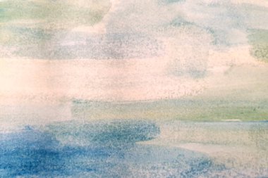 Soyut akrilik ve suluboya resim. Tablo arkaplanı.