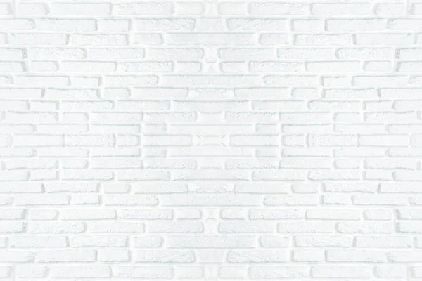 White brick wall texture background for stone tile block painted in grey light color wallpaper modern interior and exterior and backdrop design. — Stock Photo, Image