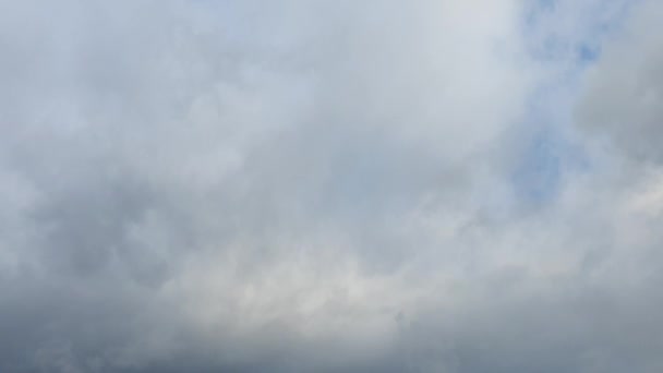 Hermoso Cielo Tormentoso Con Fondo Nubes Cielo Oscuro Con Nubes — Vídeo de stock