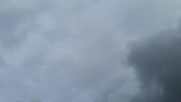 Hermoso Cielo Tormentoso Con Fondo Nubes Cielo Oscuro Con Nubes — Vídeo de stock