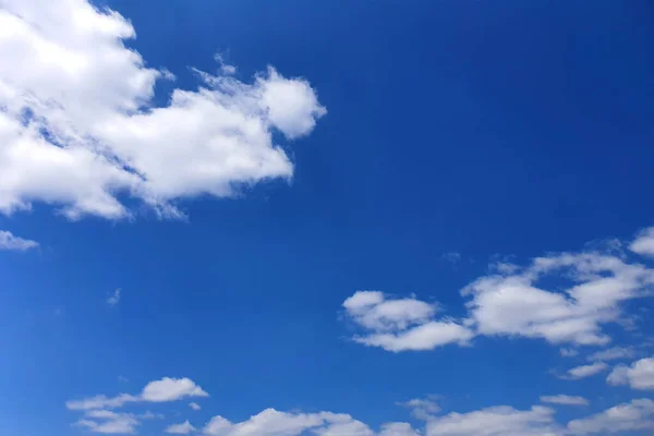 Weiße Wolken Auf Blauem Himmelshintergrund Designelemente — Stockfoto