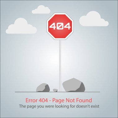 Hata 404 sayfa düzeni tasarımı
