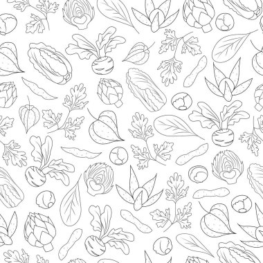 Sebzelerle kusursuz desen