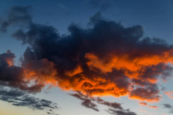 Хмари Заходу Сонця Небі — стокове фото