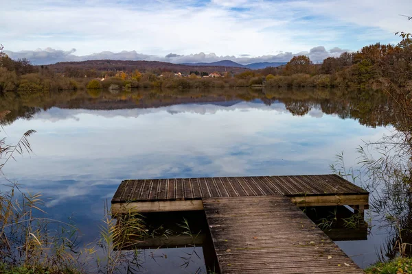 Etang des Forges Gölü Belfort, Fransa.