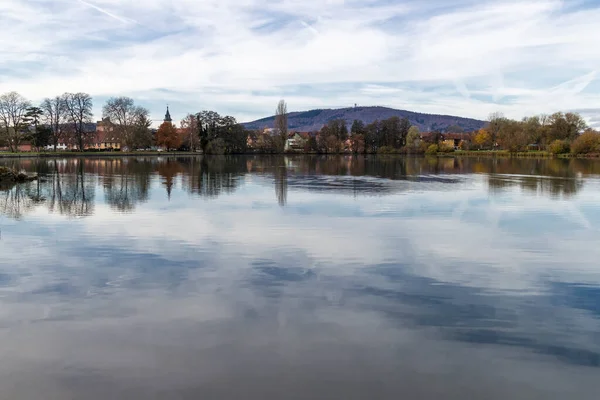 Etang des Forges Gölü Belfort, Fransa.