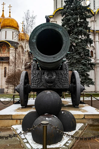 Tsar Cannon Red Square Moscow Russia — Stock Photo, Image