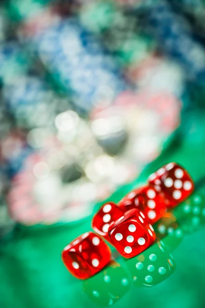Poker chips. Casino concept. — Stock Photo, Image